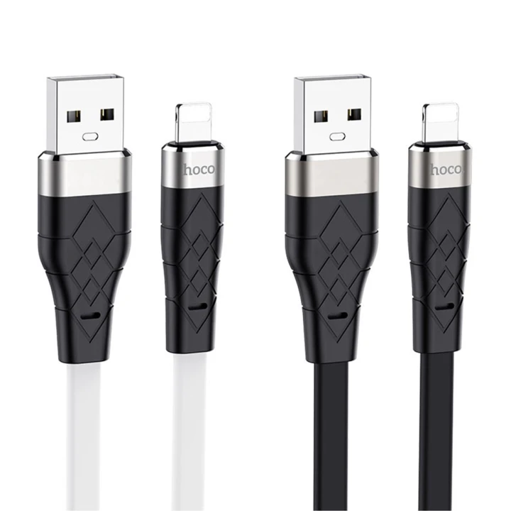 Data-кабель Hoco X53 Angel Silicone Lightning 2.4A 1m