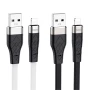 Data-кабель Hoco X53 Angel Silicone Lightning 2.4A 1m
