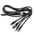 Data-кабель Remax PD-B59th 3in1 USB to Lightning / Type-C / MicroUSB, Black