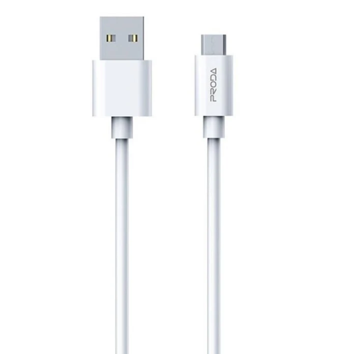 USB кабель Remax PD-B72m USB to MicroUSB 1m, White