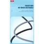 Переходник XO NBR211A Jack 3.5 plug to Lightning 1m, Black
