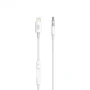 Кабель XO NB-R192A Jack 3.5 to Lightning 1 м, White
