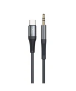 Кабель XO NB-R193B Jack 3.5 мм to Type-C 1 м, Black