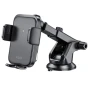 Автотримач для смартфона Hoco HW11 Wireless з функцією бездротової зарядки 15W 2A, Black