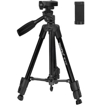 Штатив - трипод NeePho NP-3170S для телефону з Bluetooth-пультом, 40–105 см, Black