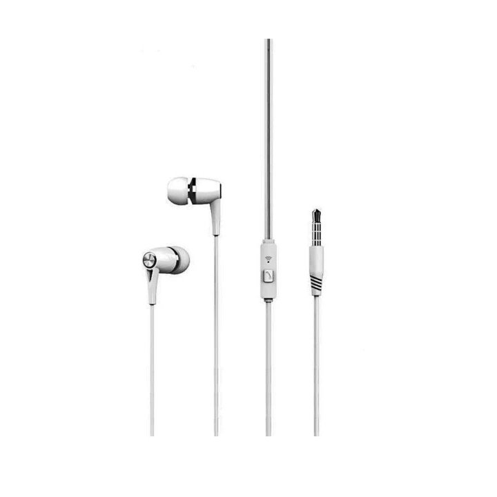 Провідні навушники з мікрофоном XO EP21 (Mini Jack 3.5 mm), White
