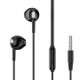 Провідні навушники з мікрофоном XO EP52 (Mini Jack 3.5 mm), Black
