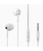 Провідні навушники з мікрофоном XO EP52 (Mini Jack 3.5 mm), White