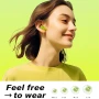 Bluetooth навушники ACEFAST T9 Crystal (Air) 480mAh IPX4, Green