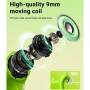 Bluetooth навушники ACEFAST T9 Crystal (Air) 480mAh IPX4, Green