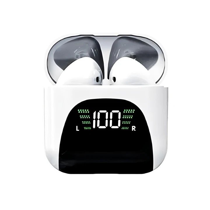 Bluetooth навушники - гарнітура Azeada PD-BT112 230 mAh cable Type-C, White