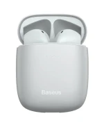 Беспроводные Bluetooth наушники-гарнитура Baseus Encok W04 400 mAh (2022 Edition), White