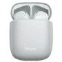 Бездротові Bluetooth навушники-гарнітура Baseus Encok W04 400 mAh (2022 Edition), White