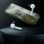 Бездротові Bluetooth навушники-гарнітура Baseus Encok W04 400 mAh (2022 Edition), White