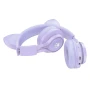 Дитячі Bluetooth навушники з вушками Hoco W39, 400 mAh, Violet