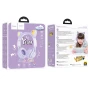 Дитячі Bluetooth навушники з вушками Hoco W39, 400 mAh, Violet