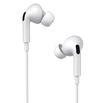 Наушники - гарнитура Wekome Y31 Lightning 1.2м, White