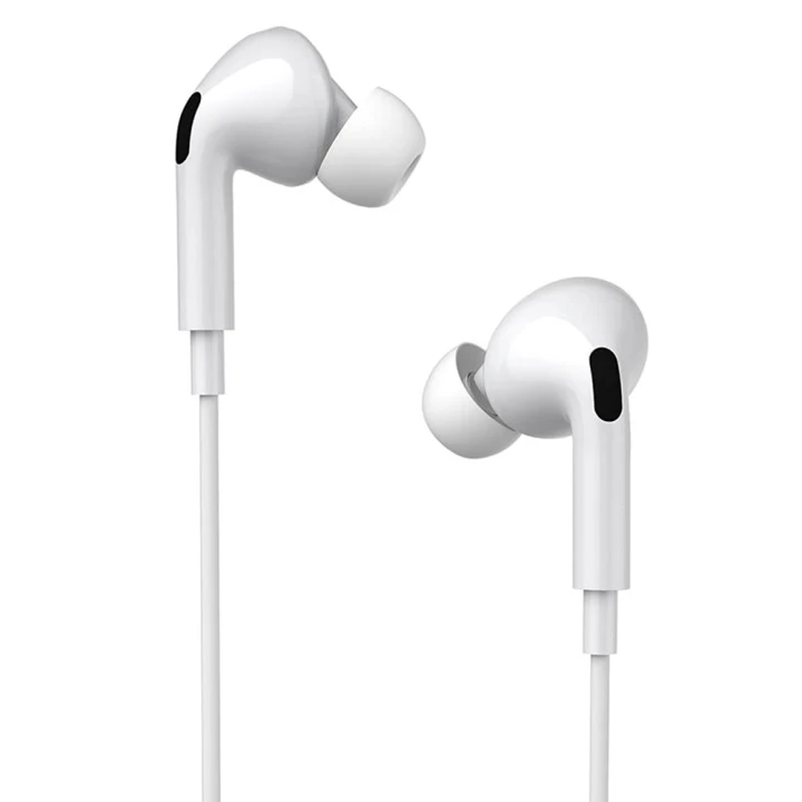 Наушники - гарнитура Wekome Y31 Lightning 1.2м, White
