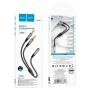 Перехідник Hoco UPA21 Jack 3.5 plug - Jack 3.5 + Jack 3.5, Gray