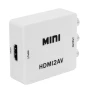 Адаптер TOTO U-995 HDMI - AV/RCA/CVBS  White