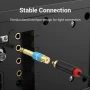 Адаптер Vention VDD-C03 6.35mm Male to RCA Female Audio Adapter, Blue