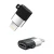 Переходник OTG XO NB149B MicroUSB - Lightning 2.4A, Black