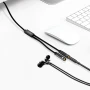 Розгалужувач Audio XO NB-R197 з Jack 3.5 на роз'єми для мікрофона та навушників, Black