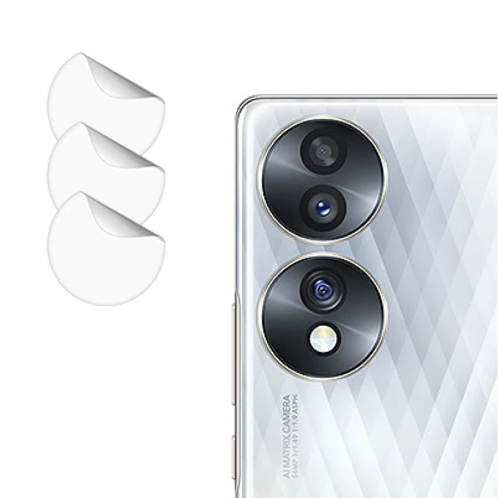 Протиударна гідрогелева плівка Hydrogel Film для Honor 70 на камеру 3шт, Transparent