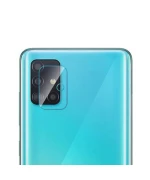 Противоударная гидрогелевая пленка Hydrogel Film для Samsung Galaxy A71 на камеру 3 шт, Transparent