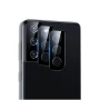 Противоударная гидрогелевая пленка Hydrogel Film для Samsung Galaxy S21 5G на камеру 3 шт, Transparent