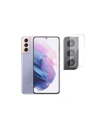 Противоударная гидрогелевая пленка Hydrogel Film для Samsung Galaxy S21 Plus 5G на камеру 3 шт, Transparent