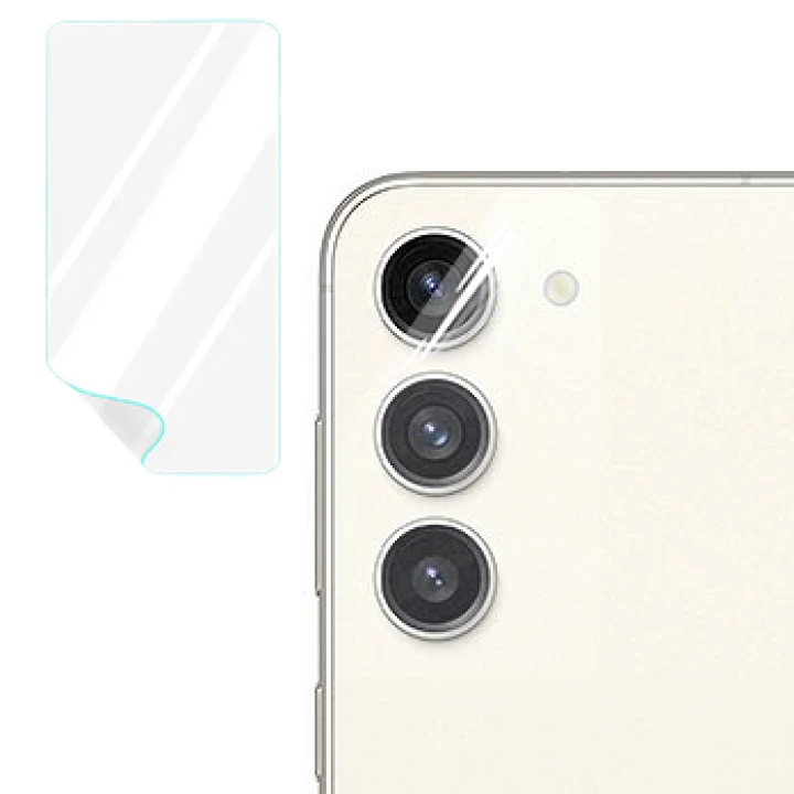 Протиударна гідрогелева плівка Hydrogel Film Samsung Galaxy S23 Plus на камеру 3 шт, Transparent