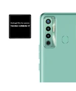 Противоударная гидрогелевая пленка Hydrogel Film для Tecno Camon 17 на камеру 3 шт, Transparent