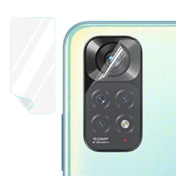Протиударна гідрогелева плівка Hydrogel Film для Xiaomi Redmi Note 11 на камеру 3 шт, Transparent