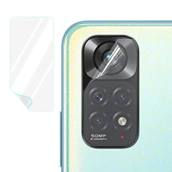 Протиударна гідрогелева плівка Hydrogel Film для Xiaomi Redmi Note 11 на камеру 3 шт, Transparent