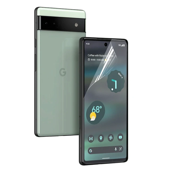 Протиударна гідрогелева плівка Hydrogel Film для Google Pixel 6A, Transparent