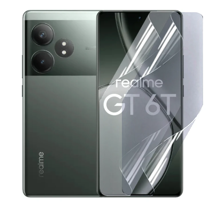 Протиударна гідрогелева плівка Hydrogel Film для Realme GT 6T​, Transparent