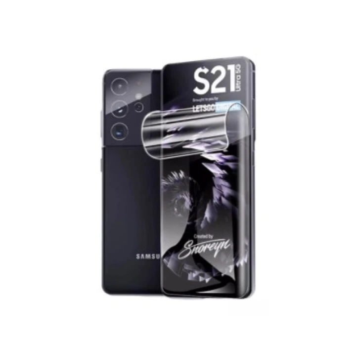 Противоударная гидрогелевая пленка Hydrogel Film для Samsung Galaxy S21 Ultra 5G, Transparent