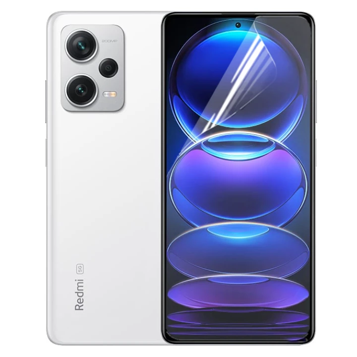 Противоударная гидрогелевая пленка Hydrogel Film для Xiaomi Redmi Note 12 Pro Plus, Transparent