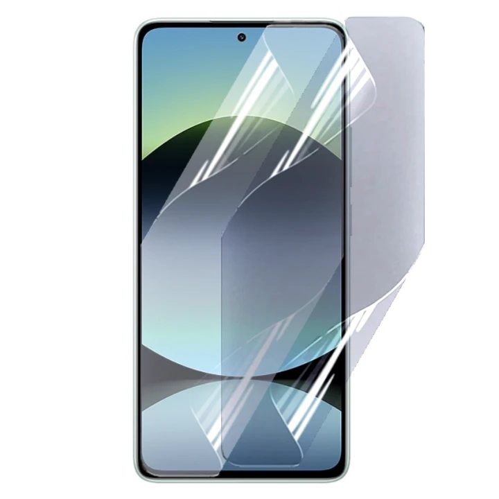 Противоударная гидрогелевая пленка Hydrogel Film для Xiaomi Redmi Note 14 5g, Transparent