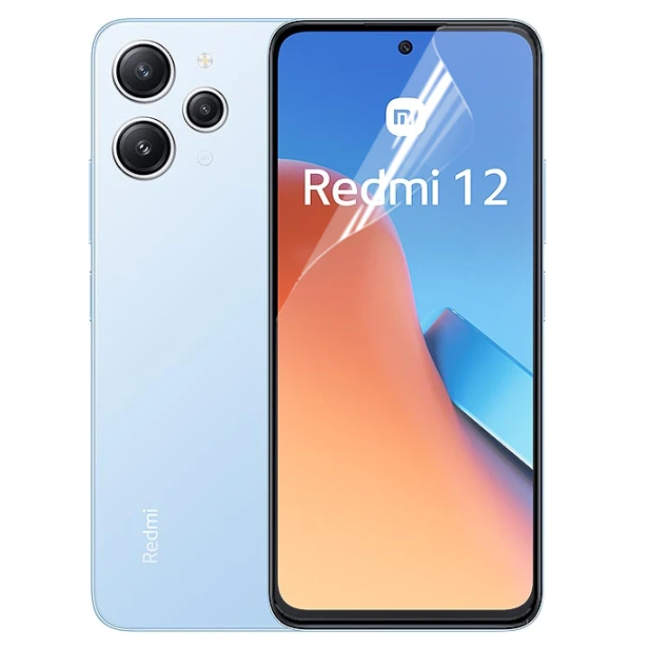 Протиударна гідрогелева плівка Hydrogel Film для Xiaomi Redmi 12, Transparent