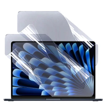 не ріже Противоударная гидрогелевая пленка Hydrogel Film для Apple MacBook Air 15 M3 2024 (335.95x224.55), Transparent