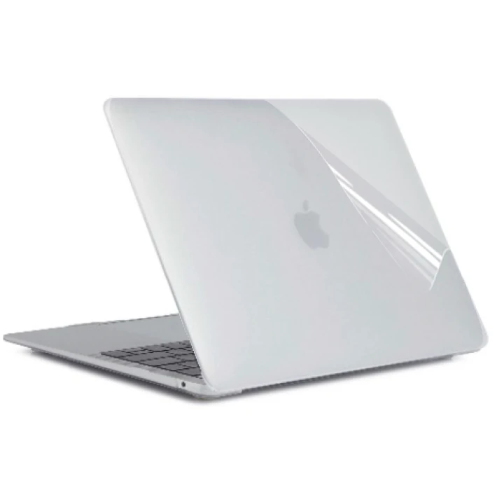 Противоударная гидрогелевая пленка Hydrogel Film для Apple MacBook Pro 13 2020 A2338 (215.27х304.00) на заднюю панель, Transparent