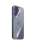 Противоударная гидрогелевая пленка Hydrogel Film для Apple iPhone 15 Pro Max на заднюю панель, Transparent