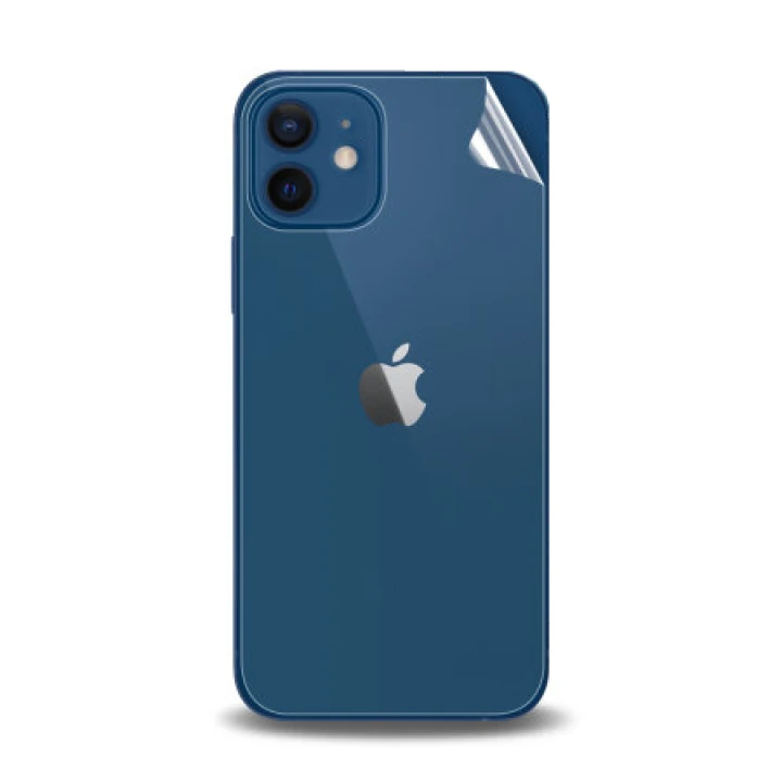 Противоударная гидрогелевая пленка Hydrogel Film для Apple iPhone 12 на заднюю панель, Transparent