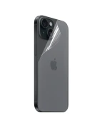 Противоударная гидрогелевая пленка Hydrogel Film для Apple iPhone 15 на заднюю панель, Transparent