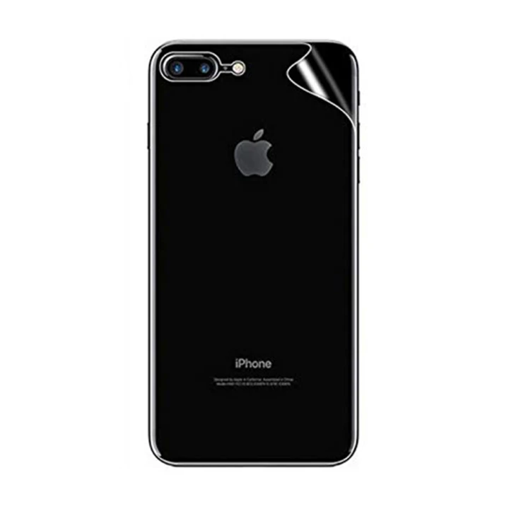 Противоударная гидрогелевая пленка Hydrogel Film для Apple iPhone 7 plus на заднюю панель, Transparent
