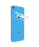 Противоударная гидрогелевая пленка Hydrogel Film для Apple iPhone XR на заднюю панель, Transparent