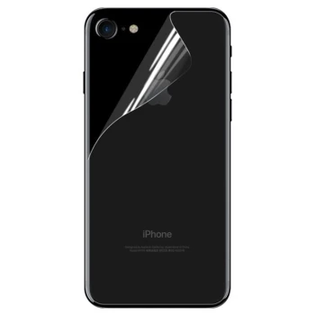 Противоударная гидрогелевая пленка Hydrogel Film для Apple iPhone SE 2022 / SE3 на заднюю панель, Transparent