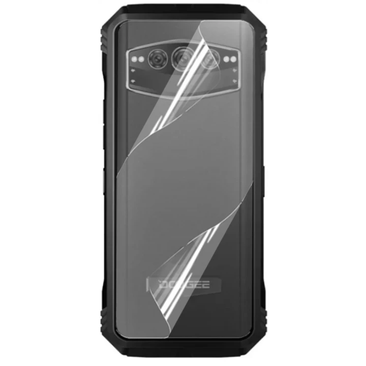 Противоударная гидрогелевая пленка Hydrogel Film для Doogee V30T на заднюю панель, Transparent
